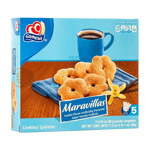 GAMESA MARAVILLAS 8/17.20Z